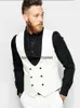 Men's Vests Elegant Dress A Man For Wedding Party Double Breasted Slim Fit Sleeveless Jacket Casual Male WaistcoatMen's Phin22