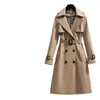 Mulheres de couro falso nova primavera estilo inglaterra feminino blusão solto médio e longo elegante cinto casaco feminino casual trench coats mujer