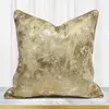 Moderne De Luxe Champagne Or Housse De Coussin 50x50 Conception Abstraite Coussin Couverture Pour Hôtel Canapé-Lit Décor À La Maison Taie D'oreiller 210401