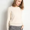 Women's Sweaters Women's Female Slim O-Neck Pullover Cashmere Wool Blending Sweater Autumn And Winter Long-Sleeved Knit Bottoming Shirt