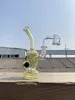 Hookahs, novo mini vidro de vidro queimador de vidro beaker beaker bongs recycler bubbler 10mm quartzo banger