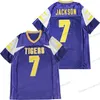 NIKIVIP Custom Lamar Jackson #7 High School Jersey Mia da calcio Purple cucite di qualsiasi dimensione o numero o numero