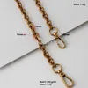 High quality width 11mm old gold Chains Shoulder Straps for Handbags Purses Bags Strap Replacement Handle Accessories 220513