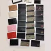 Men Designers Wallet Cardholders Classic Womens Credit Card Holders Cowhide Ultra Slim Wallet Man Short Purses With Box