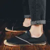 OKKDEY SHOD MEN 2020 트렌드 헴 슬립 온 어부 신발 브랜드 통기 가능한 Espadrilles Flats Solid Moccasins Scarpe Uomo G220525