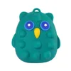 Fidget Toys 5style Owl Bubble Music Sports Push It Bubble Sensory Autism Special Needs Stress Reliever Squeeze Decompression Toy for Kids