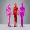 Kleurrijke vrouwen mannequin verschillende kleuren glanzende geëlektroplateerde model fabriek direct verkopen