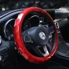 يغطي عجلة القيادة ملحقات Crystal Bling Car Care Cover-Wheel Cover Auto Interior Decoration Watherx Plastics WomenSteering