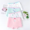 Calcinha yourseason moda girls algodão de algodão íntimo boxers boxers crianças utensílios de princesa Baby Pantty 4pcs/PackPantiesPanties