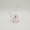 DPGWP008 Different Color 6.7" Glass Bong Hookahs Water Pipes with Dicro Ball on the Bottle