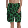 Shorts för män Svart Vit Ko Print Board Trendiga Mönster Fläckar Djur Man Bekväma strand Korta byxor Design Stora Trunks