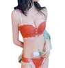 Sous-vêtements en Latex pour filles, petite poitrine, sans anneau en acier, poitrine plate, spécial, Sexy, ensemble de soutien-gorge réglable, T220726