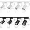 COB 12W 20W 30W 40W Trilha LED Light Light Aluminium Rail Rail Trilha Spot Spotlights Sponts Substitua lâmpadas de halogênio