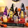 Party Supplies Halloween Gnomes Lighted Hanging Ornamens Handmade pluche elf Stuff poppen decor voor boom home party cadeau xbjk2208