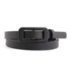 Belts Solid Color Women's Pu Small Belt Fashion Square Buckle No Needle Free Punching Decorative Thin BeltBelts Fred22