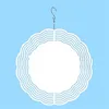 10inch Sublimation Wind Spinner 3D Aluminum Wind Spinners Hanging Garden Decoration for Outdoor Garden Ornaments for Christmas Hallween