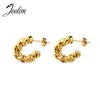 Hoop & Huggie Joolim High Quality PVD Gold Finish Classic Rope Earring Dainty Wholesale Trendy JewelryHoop Dale22