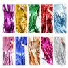 Party Decoration 1x2m Metallic Foil File Door Curtain Colorful Tassel Po Backdrop Birthday/Wedding/Christmas Event Supply Party