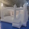 4x4m White Wedding Bounce House Inflatável Castelo Slide Crianças Comerciais Combat Funny com Ball Pit for Baby Shower