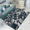 Carpets Fashion 3d Colorful Cobblestone Stone Kitchen Doormats Non-slip Absorent Water Floor Mats Bathroom Area Rug Carpet Anti SkiddingCarp