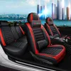 Black Red Leather Car Seat Cover för Suzuki Jimny Liana Ignis Vitara 2019 Celerio Grand Vitara Swift Ciaz Samurai Accessories H2207045135