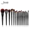 Jessup Makeup Brushes set 3 21pcs Premium Synthetic Big Powder Foundation Concealer Eyeshadow Eyeliner Spoolie Wooden Handle 220722