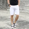 Summer White Multi pocket Shorts Men s Working Casual Knee Length Pants Trend Loose Large Size Straight 220621