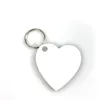 10 Styles Sublimation Blank DIY Keychains Party Favor Sundries Wooden Key Pendants Thermal Transfer Double-sided Keyring White Gift Keychain Accessories