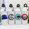 Bottiglie di metallo personalizzato bottiglie d'acqua sportiva stampa Nome immagine 600 ml Tumbler regalo per bevande tour per escursionismo 220706