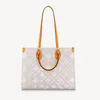 Bags Designer Tote Bag Handbag Women Luxurys Designers Shoulder Casual Travel Medium Handbags Jacquard Purses Fabric Roman Grain Embroidery M59614