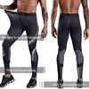 Quickdrying Uomo Calzamaglia da corsa Pantaloni Stampa a compressione Leggings da allenamento per basket Abbigliamento da palestra elastico Abbigliamento da allenamento per uomo 220610