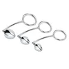 Metal Penis Rings With Anal Plug Adult sexy Toys For Men Masturbators Detachable Butt Bdsm Cock Erection Cockring