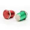 Switch 1pc 12mm Color Oxidation Metal Push Button Flat/High Head Waterproof Self-reset/Momentary Normal Open Pin TerminalSwitch