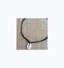 Nieuwe witte schelpen zwart touw choker ketting voor vrouwen Lucky Maxi Chokers ketting chocking Summer Beach Jewelry5656916