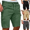 Men s Shorts Male Summer Bermuda Cargo Military Style Straight Work Pocket Lace Up Short Trousers Casual Plus Size 220722