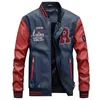 Brand Embroidery Baseball Jackets Men Stand Moto Biker Leather Jacket Men Casual Fleece Thicken Faux Leather Coat M-4XL T220816