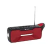 2023 Bluetooth مكبر صوت هوائيات المصباح Boombox 5.0 EDR Dual Woofer Radio FM 3D Stereo Hook Handle Handle Bt Stoupeaker NRB5FMD