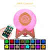 Portable Speakers player APP Control moon lamp 3D Night Light Wireless Quran Speakers Colorful