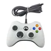 Gamepad USB Wired Console Handle para Microsoft Xbox 360 Controller Joystick Games Controllers Gampad Joypad Nostalgic com pacote de varejo XBOX360