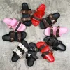 Hoge kwaliteit Designer Slippers dia's sandalen Zomer Flats Sexy echt lederen platform Schoenen Dames Strandschoen 559