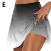 Shorts pour femmes Shorts de tennis de sport pour femmes Imprimé léopard Yoga en plein air Jupe courte Haute Élastique Gym Workout Fitness Sports