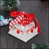 Gift Wrap Event Party Supplies Festive Home Garden Merry Christmas Candy Box Bag Tree With Bells Paper Container Navidad Drop Delivery 202