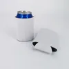 Drinkware Handle Neoprene Sublimation White Blank Cup Holder for 12oz Can Cooler Heat Transfer DIY Cook Cover for Beer Water Bottles