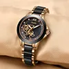 Zegarek na rękę markę luksusowe kobiety obserwują czarne ceramiczne diamentowe panie Watch Watoodporob -kwarc na rękę Relogios femininos zegarowy prezent 230807