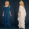 패션 네이비 블루 샴페인 신부 드레스의 어머니 파란색 주름 길이 바닥 길이 긴 여자 이브닝 드레스 2022 플러스 우아한 정식 웨딩 게스트웨어