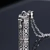 Pendentif Colliers Rétro Hexagone Wish Box Collier De Prière Secret Cachette Urne Bijoux Porte-Cendres Peut Ouvrir 20 Ou 24 Pouces ChainPendant