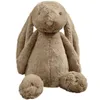 Mjuka fyllda djur barn lång öron kanin kanin sovande söt tecknad plysch leksak dockor barn födelsedagspresent 220712