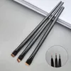 Blad Gult Varghår Eyeliner Pensel Ögon Professionell Makeup Fasad Tunna ögonbryn Platta Tunna Ögonskugga Borstar Beauty Tool LT0069