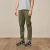 Lente zomer taps toelopende broek mannen basic comfortabele chino's slimme causale hoge kwaliteit garderobe essentiële broek 220713