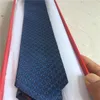 Men's Letter Tie Silk Necktie Small letters Jacquard Party Business Wedding Woven Fashion Design with box